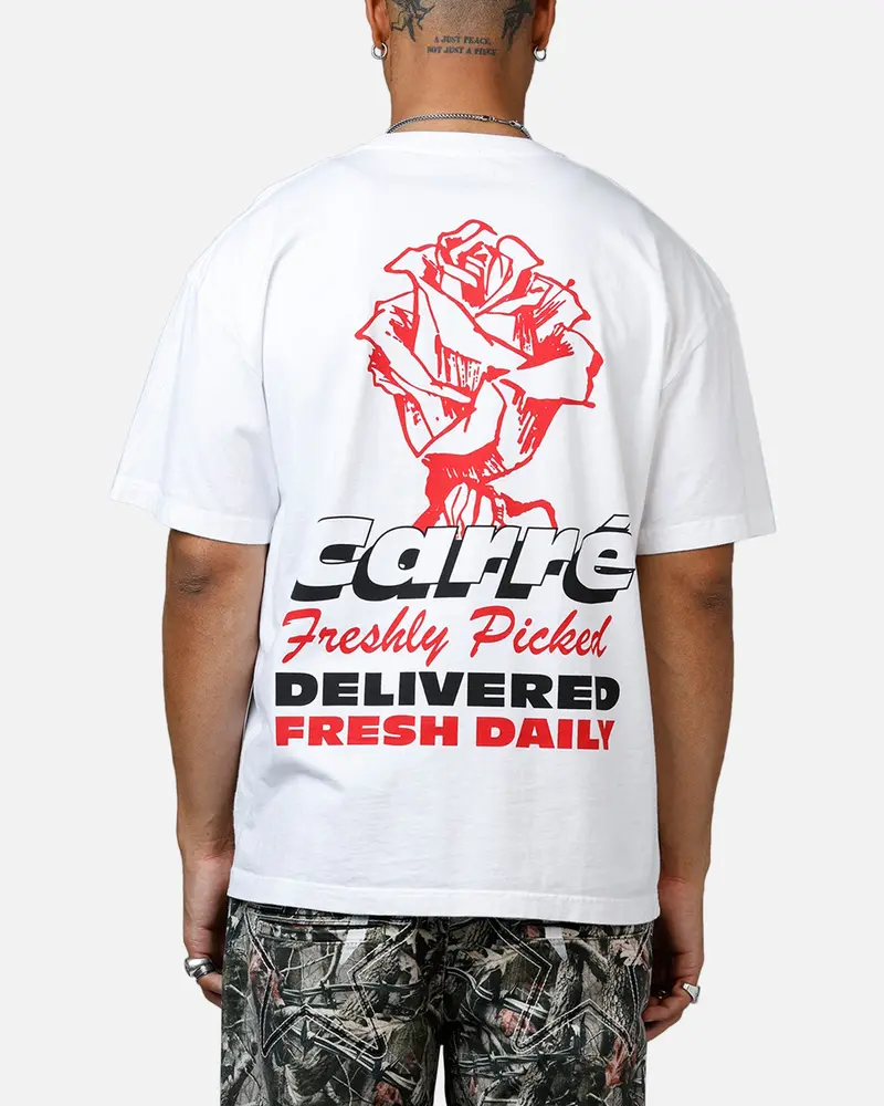Carre Freshly Picked Heavyweight T-Shirt White 1