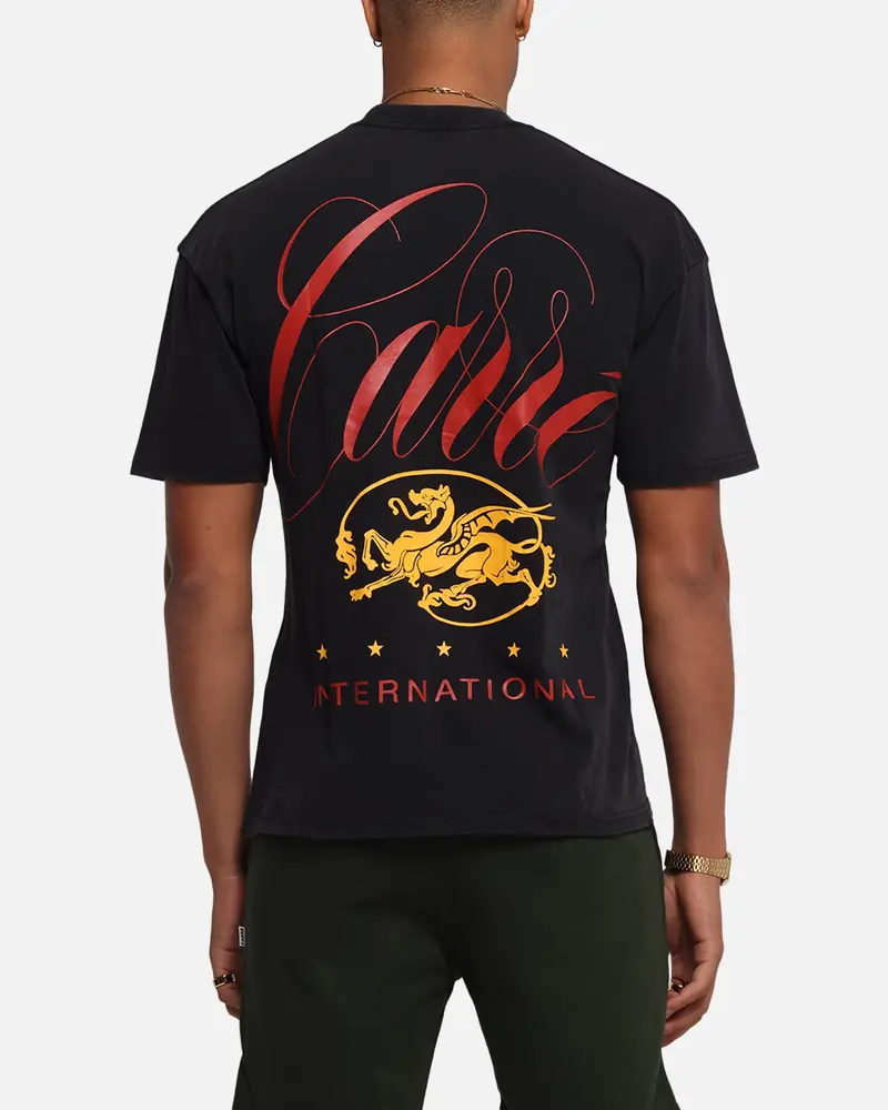 Carre Golden Scale T-Shirt Black Acidwash 1