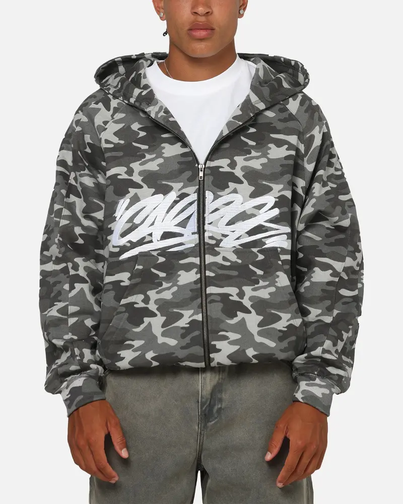 Carre Grit Hoodie Black Camo 1