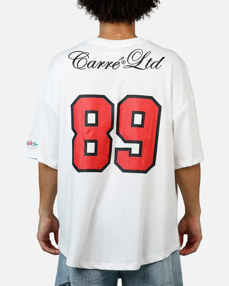 Carre Hitta Grid Iron T-Shirt Off White/Red 1