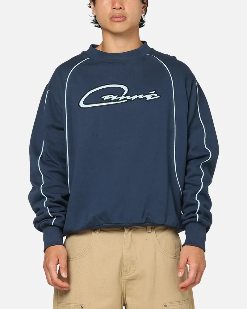 Carre International Star Crewneck Navy 1