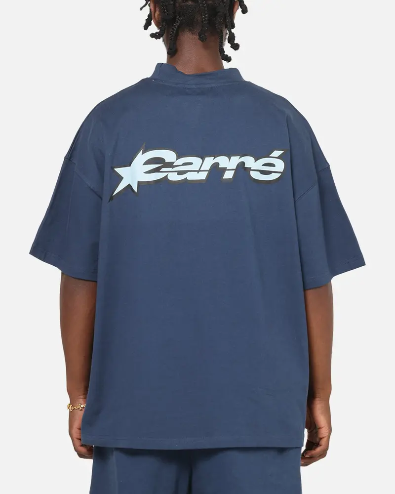 Carre International Star T-Shirt Navy 1