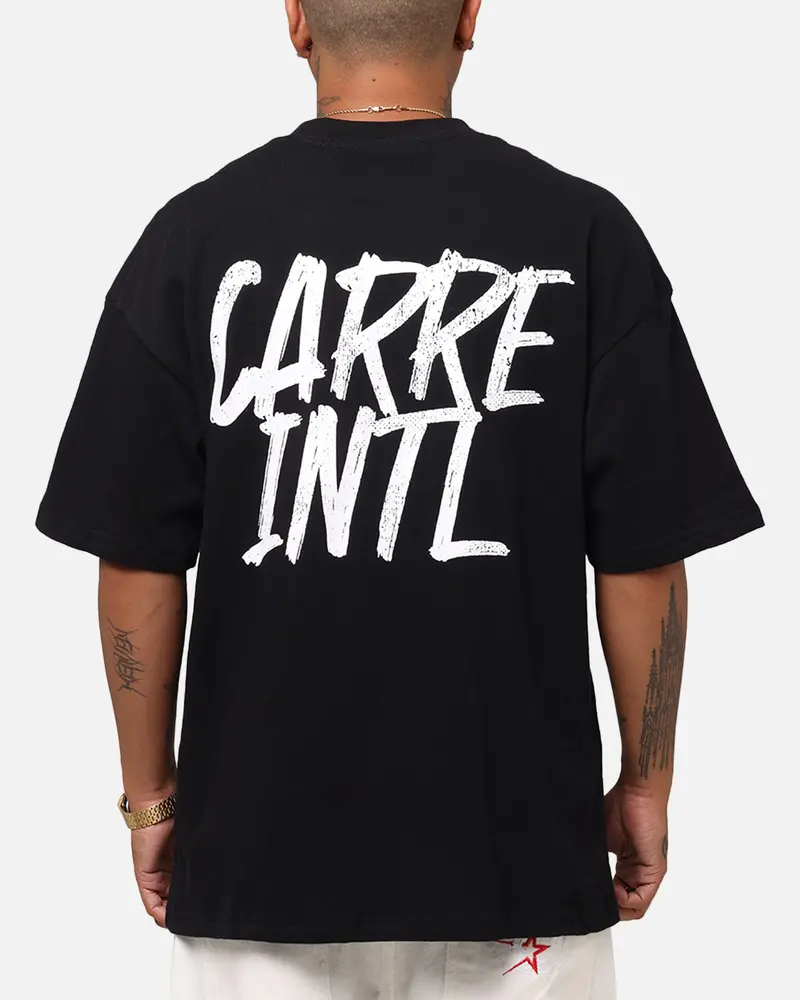 Carre Intl Drop Shoulder T-Shirt Black 1