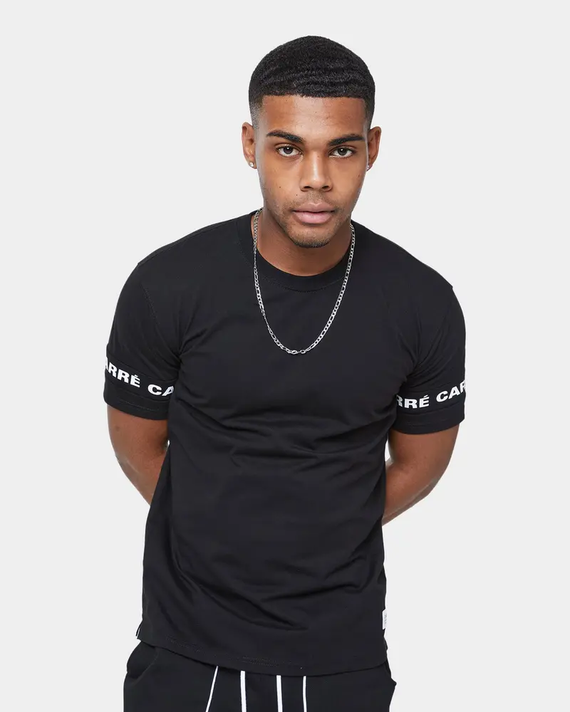 Carré La Manche Short Sleeve T-Shirt Black 1