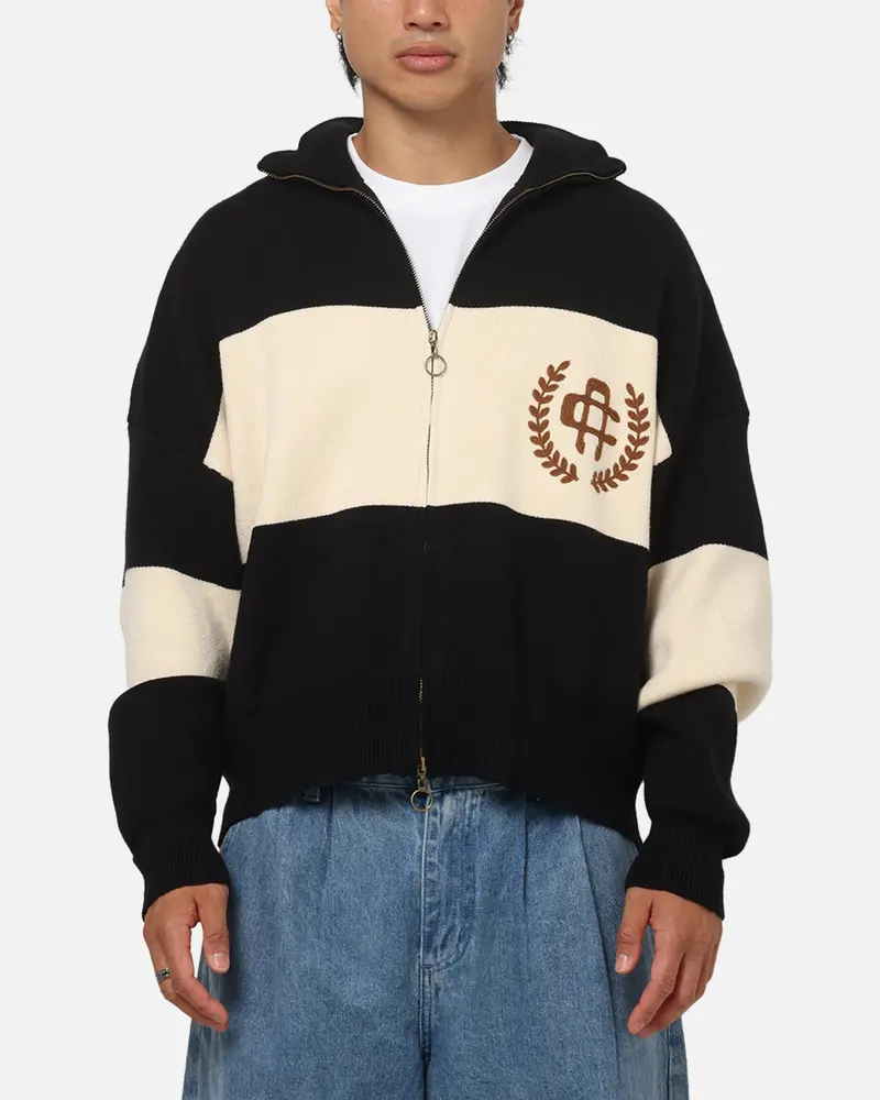 Carre Legacy Knitted Jumper Black/Off White 1