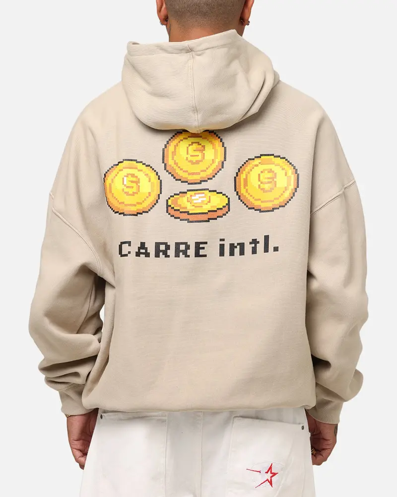 Carre Level Up Hoodie Stone 1