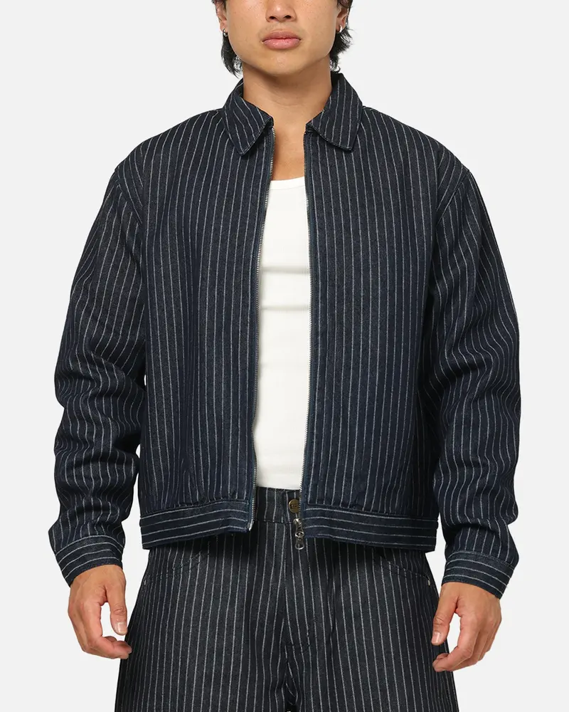 Carre Lockout Pinstripe Jacket Navy Pinstripe 1