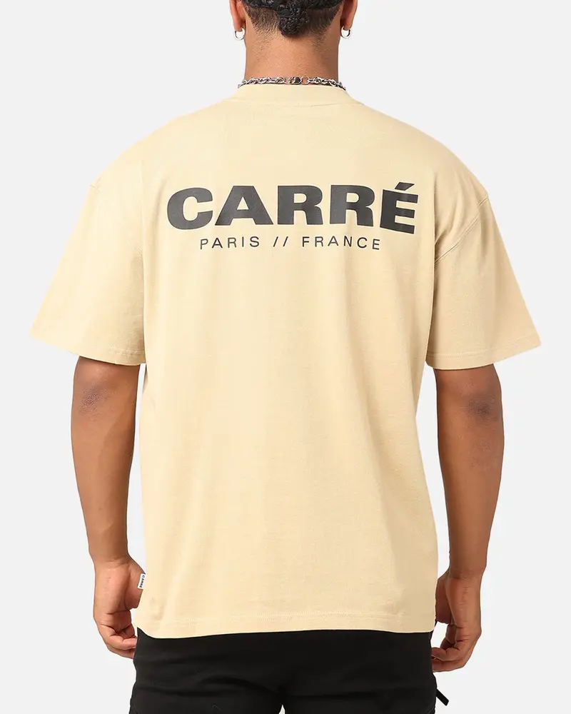 Carre Logo T-Shirt Stone 1