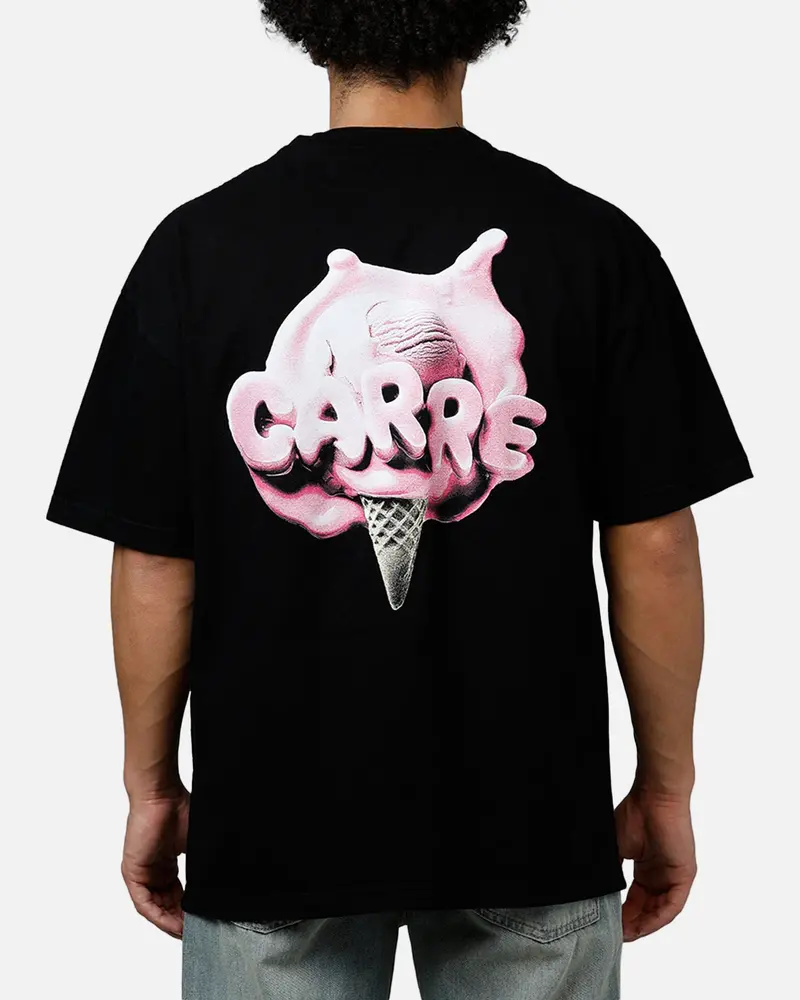 Carre Melted T-Shirt Black 1