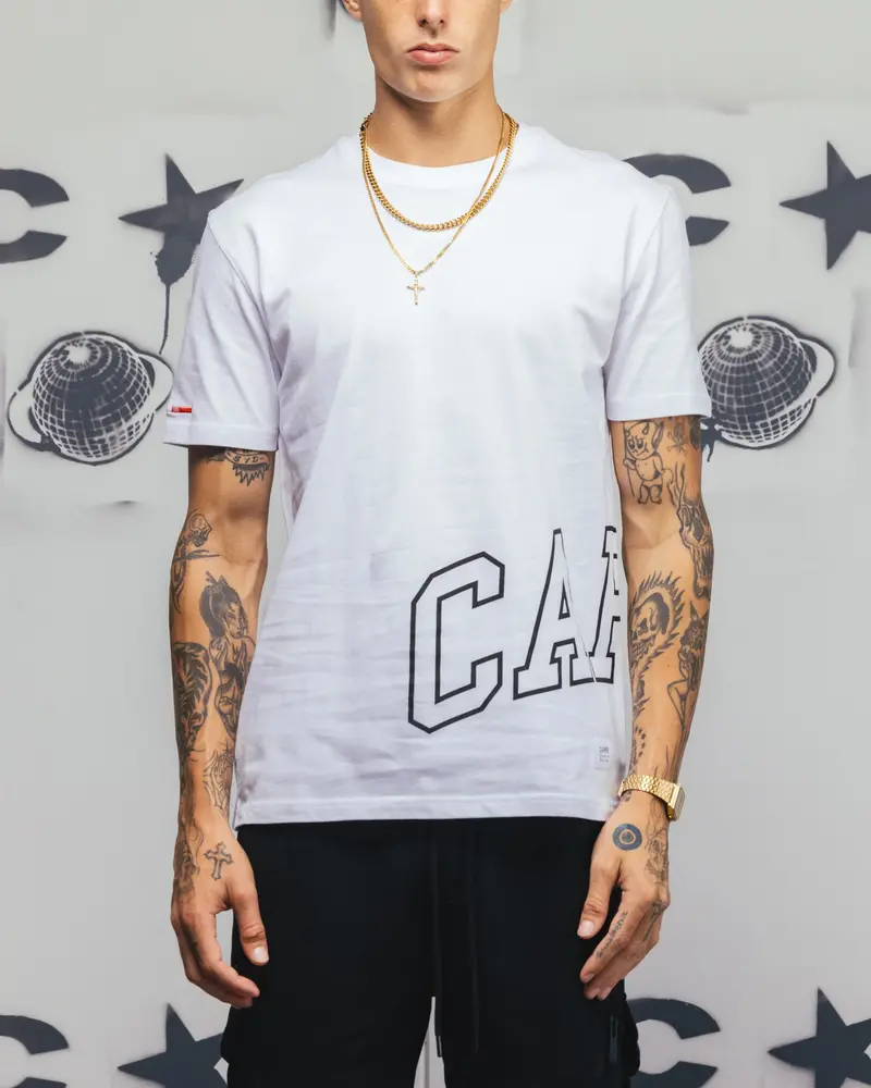 Carré Men's Enorme Classique Short Sleeve T-Shirt White 1