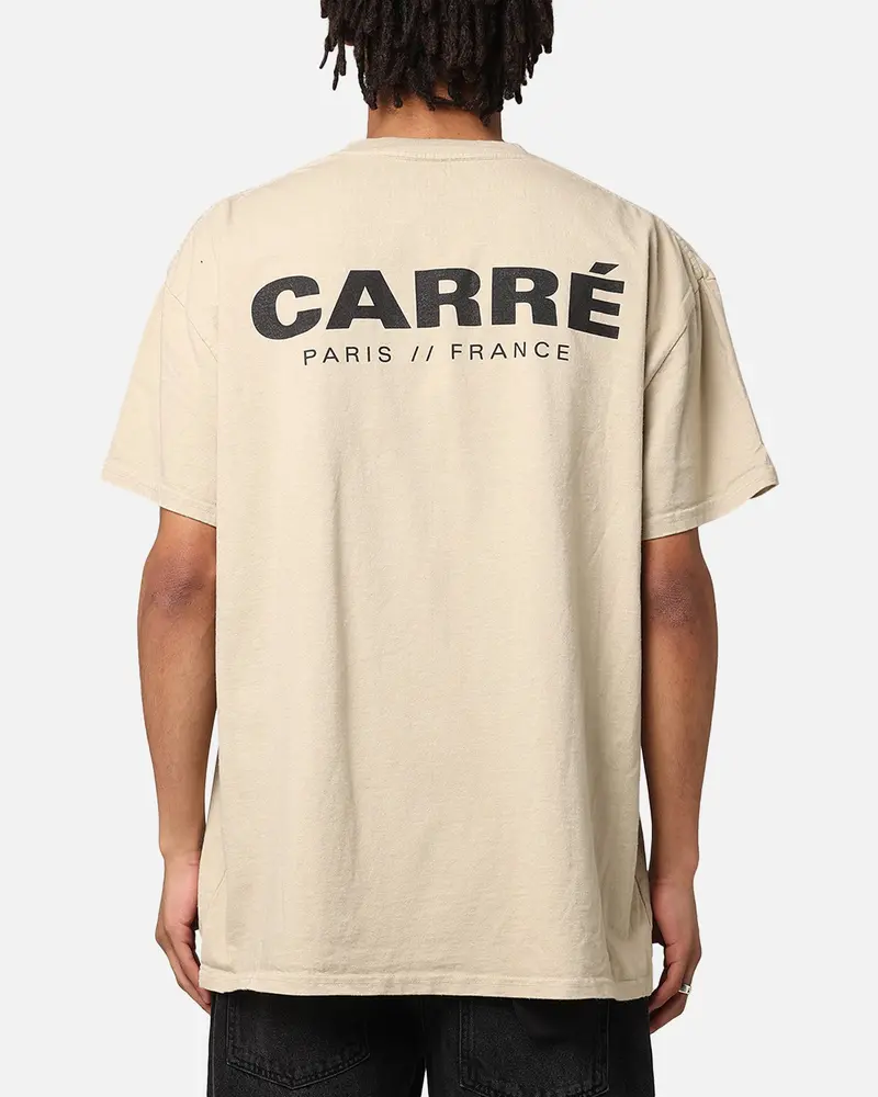 Carre Motion T-Shirt Stone 1