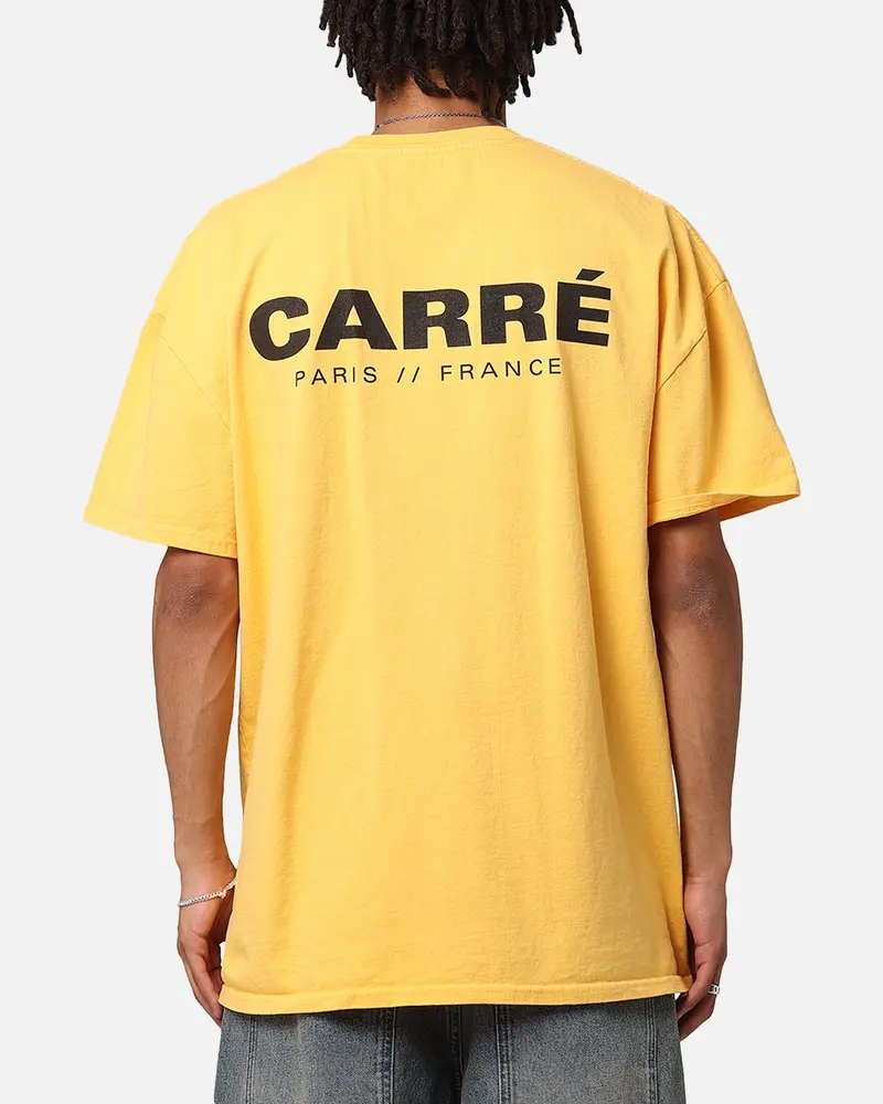 Carre Motion T-Shirt Yellow 1