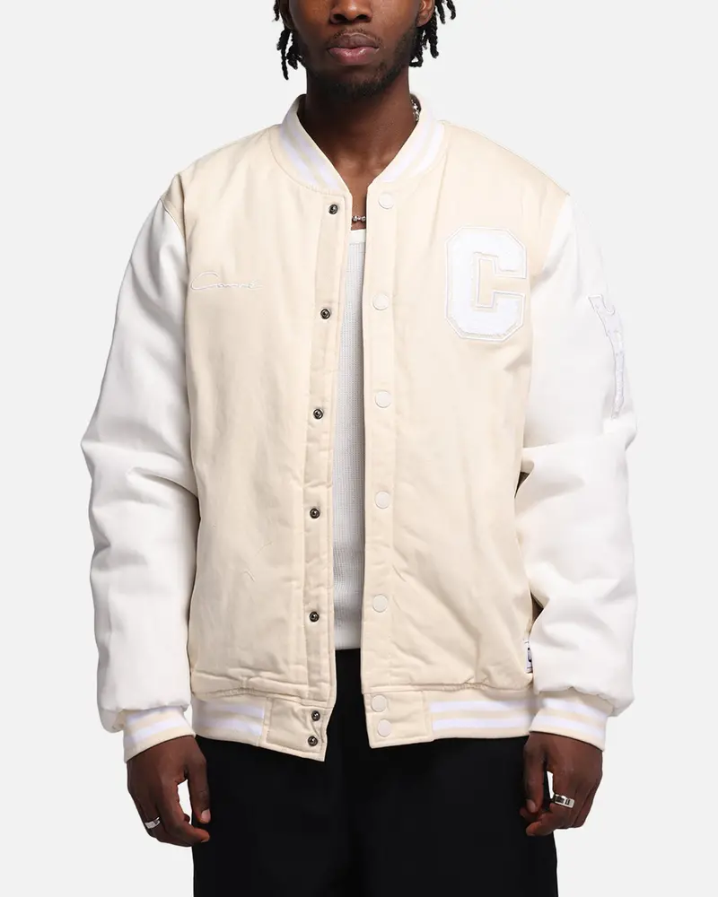 Carre Mvp Varsity Jacket Cream/White 1