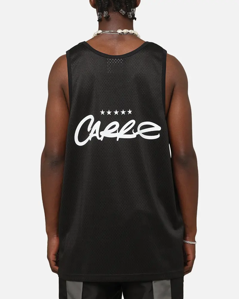 Carre Nova Sports Singlet Black 1