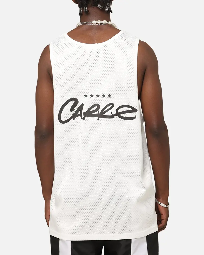 Carre Nova Sports Singlet White 1