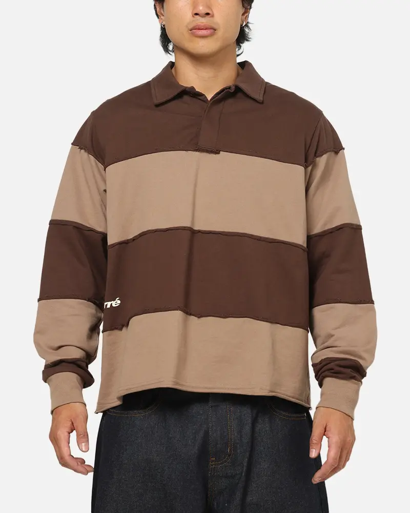 Carre Off Grid Rugby Shirt Brown 1