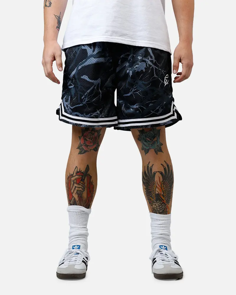 Carre Outlaw Mesh Shorts Black Real Tree 1