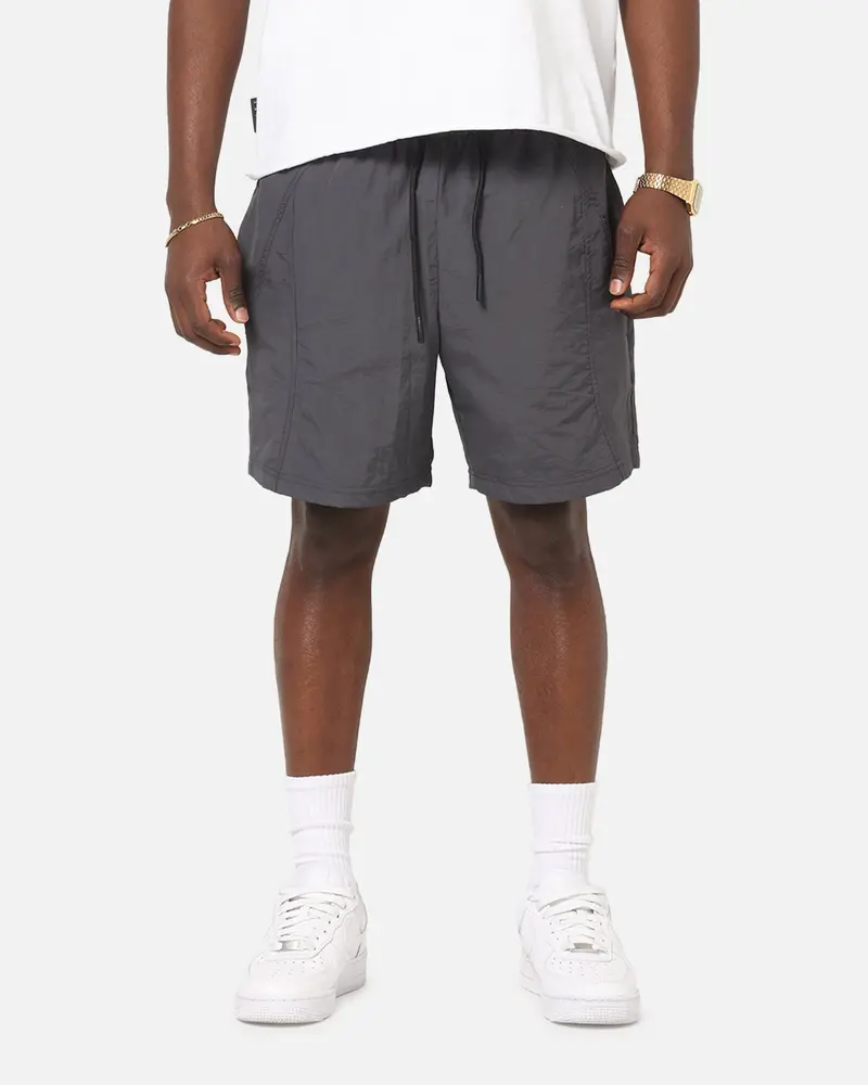 Carre Panelled Nylon Shorts Black 1