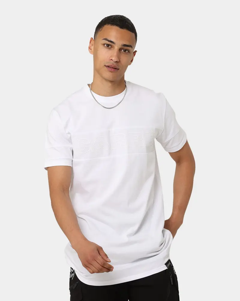 Carré Panneau T-Shirt White/White 1