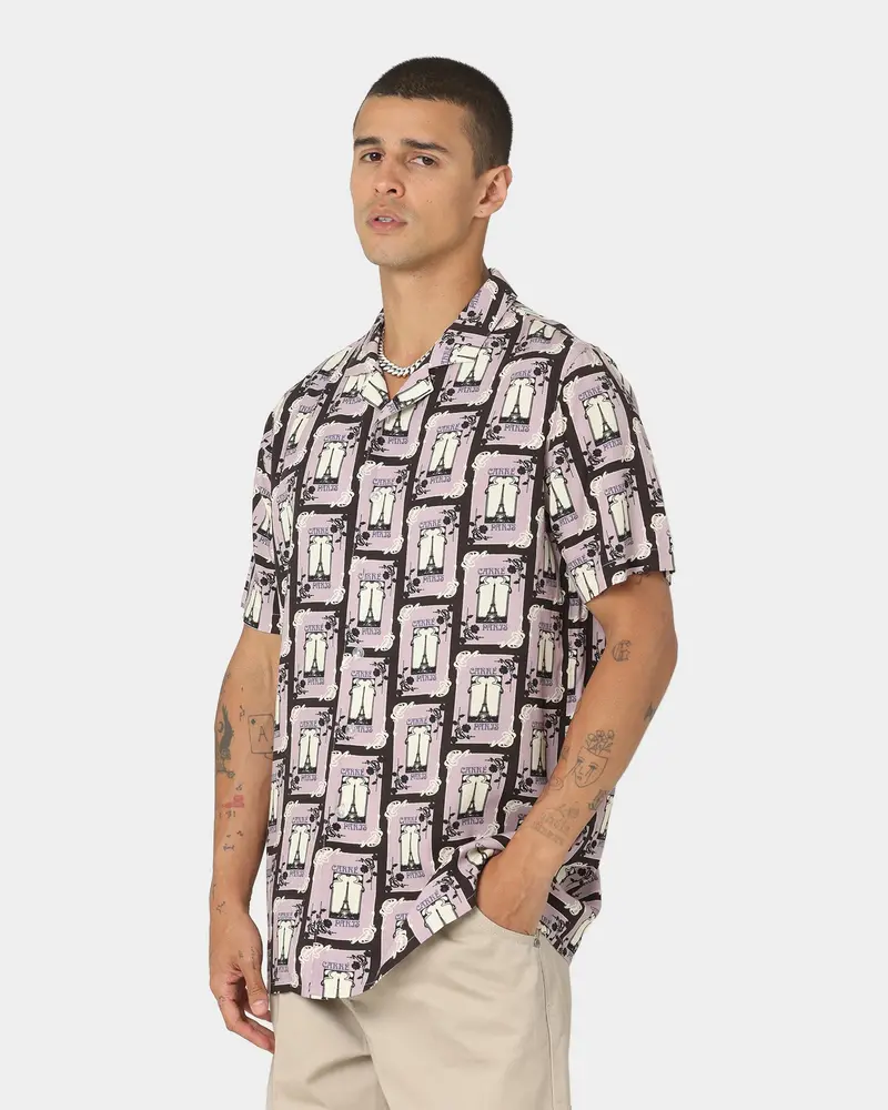 Carre Parisian Rugu Short Sleeve Button Up Shirt Multi-Coloured 1