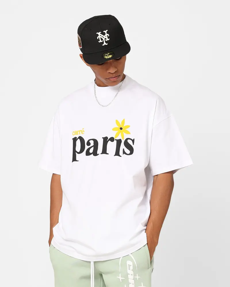 Carre Petal Oversized T-Shirt White 1