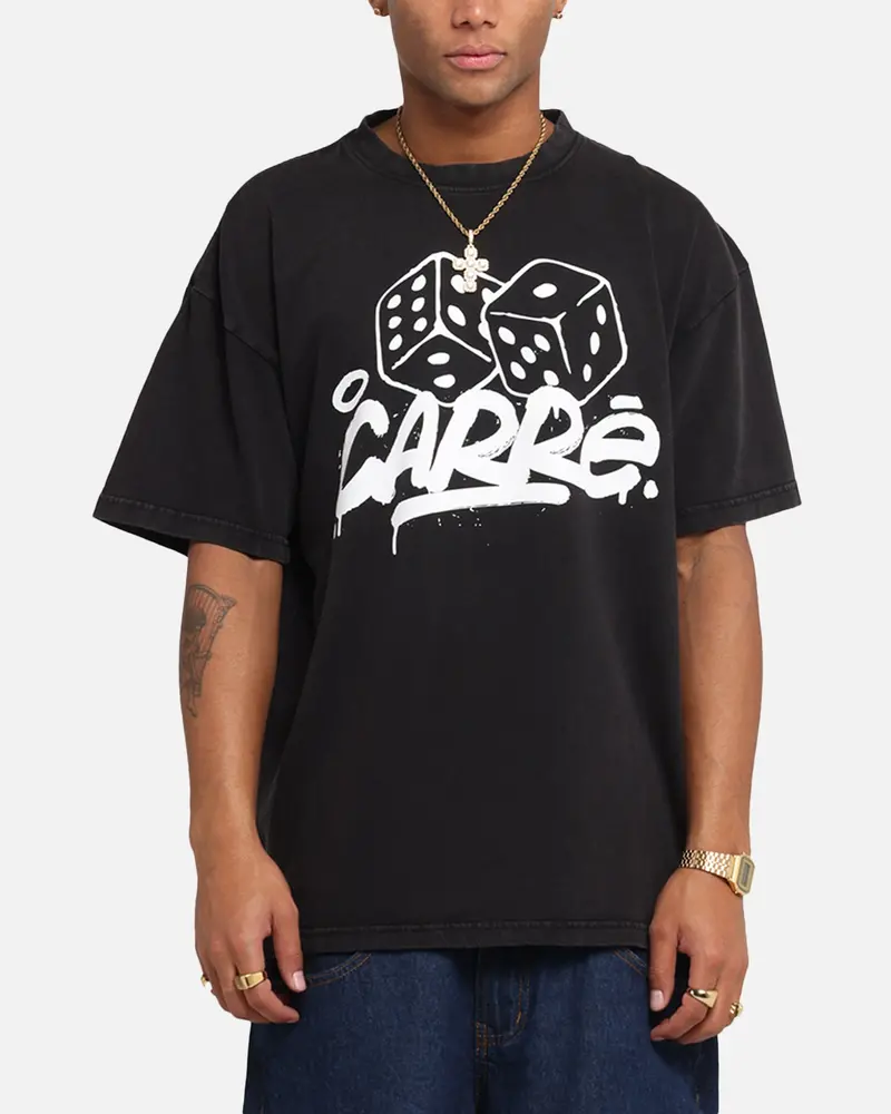 Carre Players Choice T-Shirt Black Acidwash 1