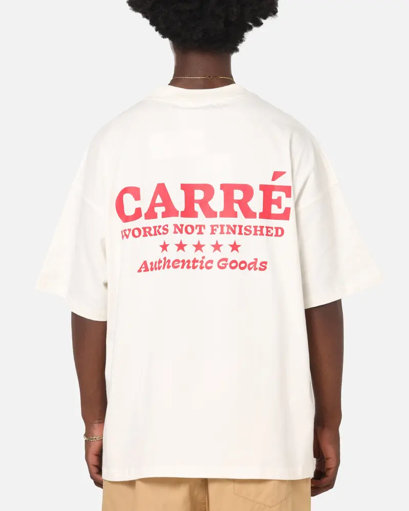 Carre Pocket T-Shirt Off White 1