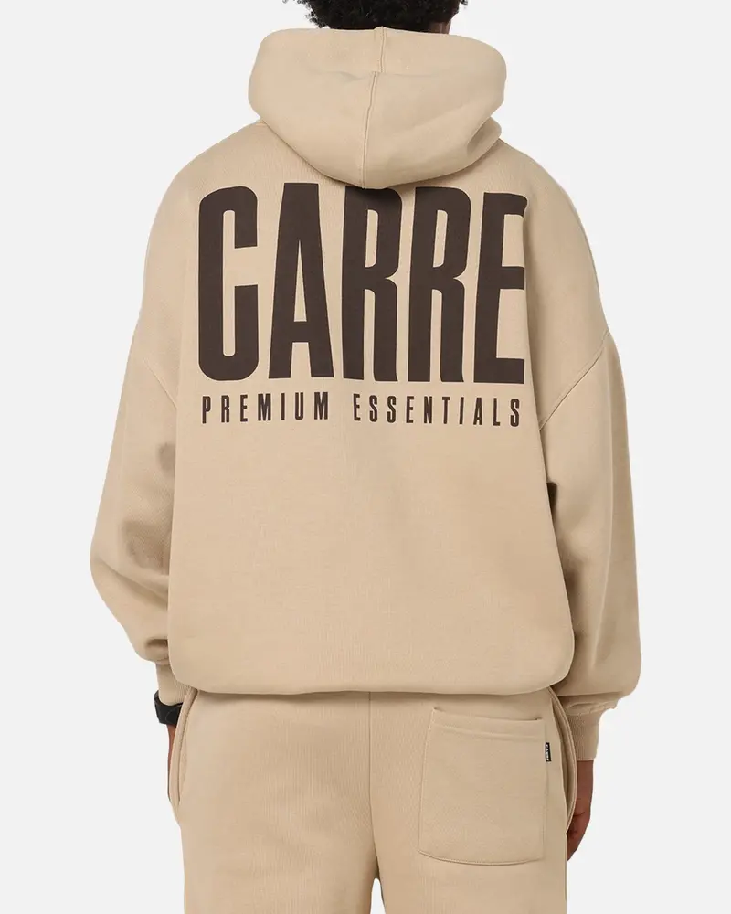 Carre Premium Essentials Hoodie Light Brown 1