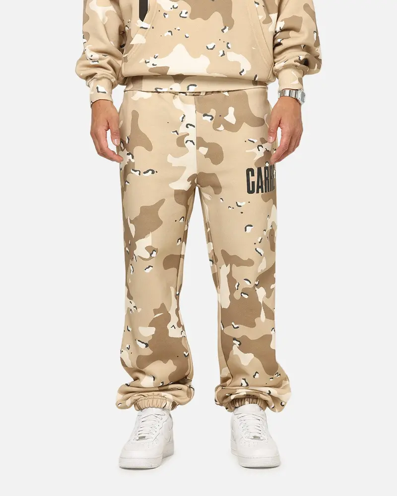 Carre Premium Essentials Track Pant Brown Camo 1