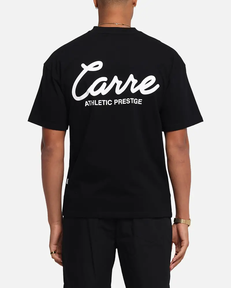 Carre Prestige Script T-Shirt Black 1