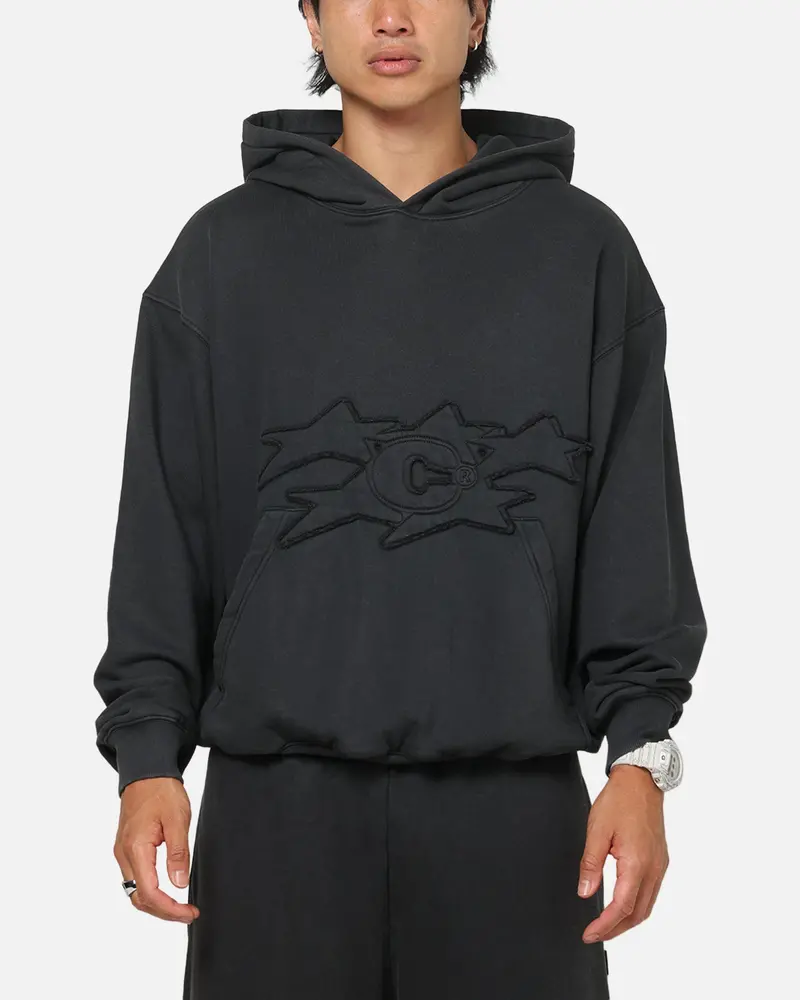 Carre Prime Hoodie Black Wash 1