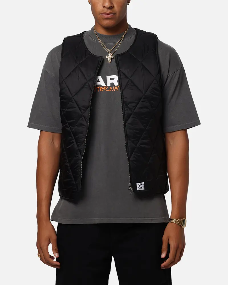 Carre Quilted Vest Black 1