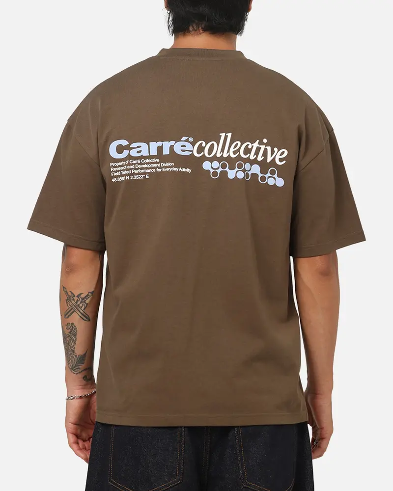 Carre Research T-Shirt Brown 1