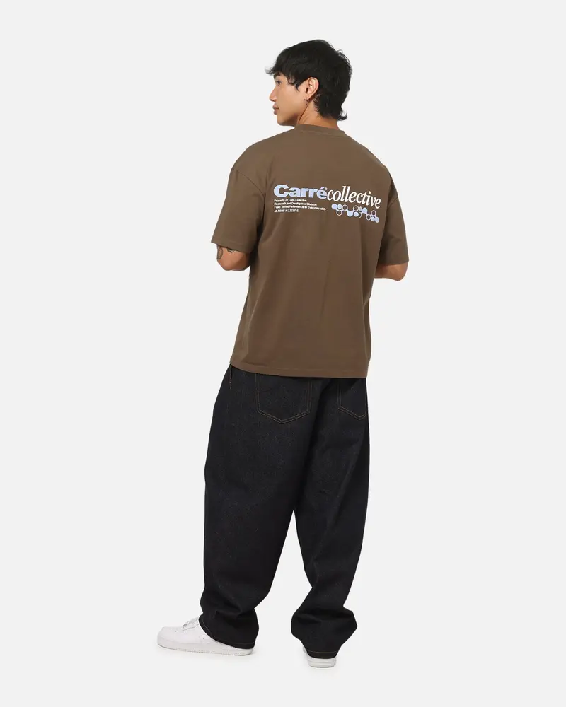 Carre Research T-Shirt Brown 4