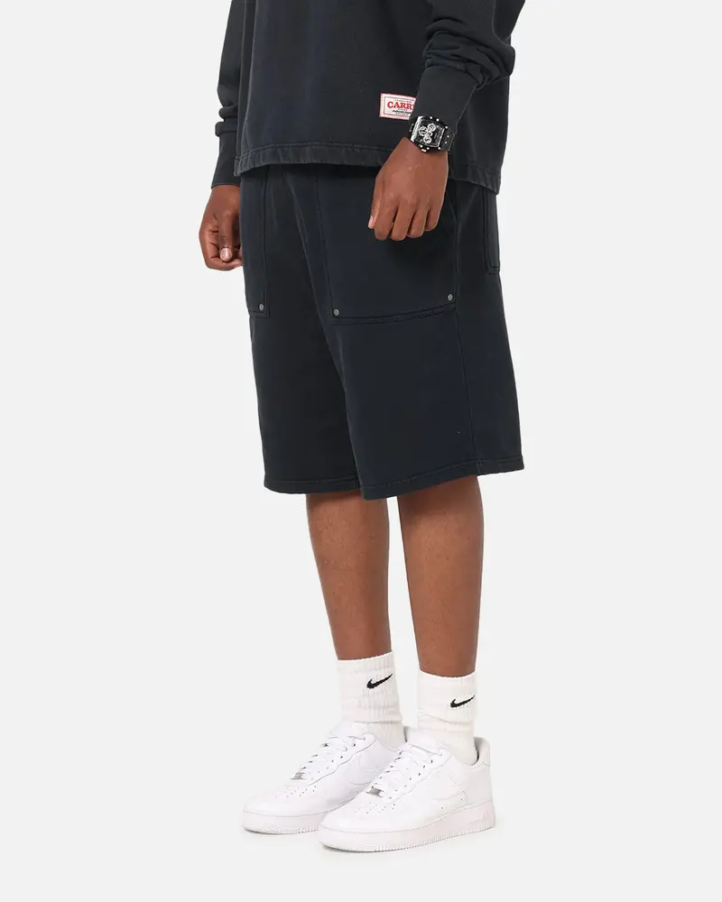 Carre Rivet Baggy Sweat Shorts Charcoal 1