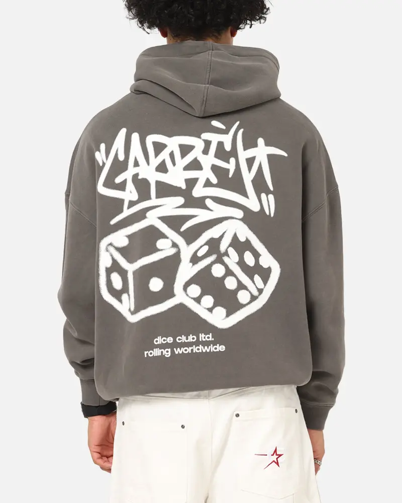 Carre Rolling Worldwide Hoodie Washed Charcoal 1