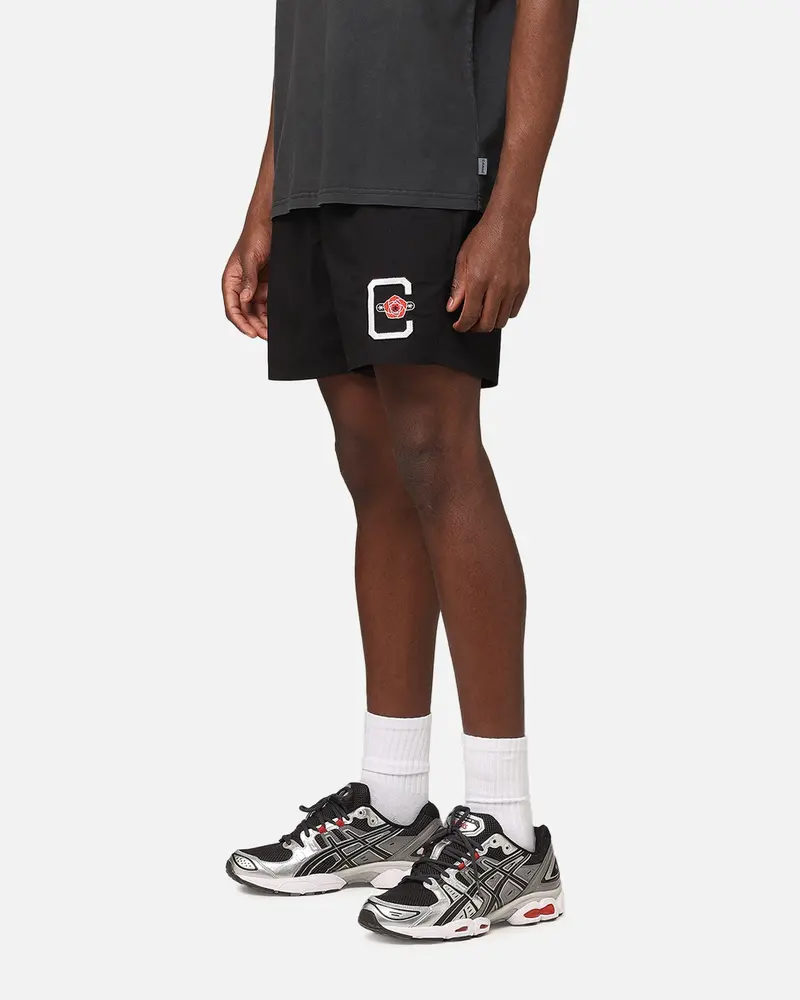 Carre Rose Beach Shorts Black 1