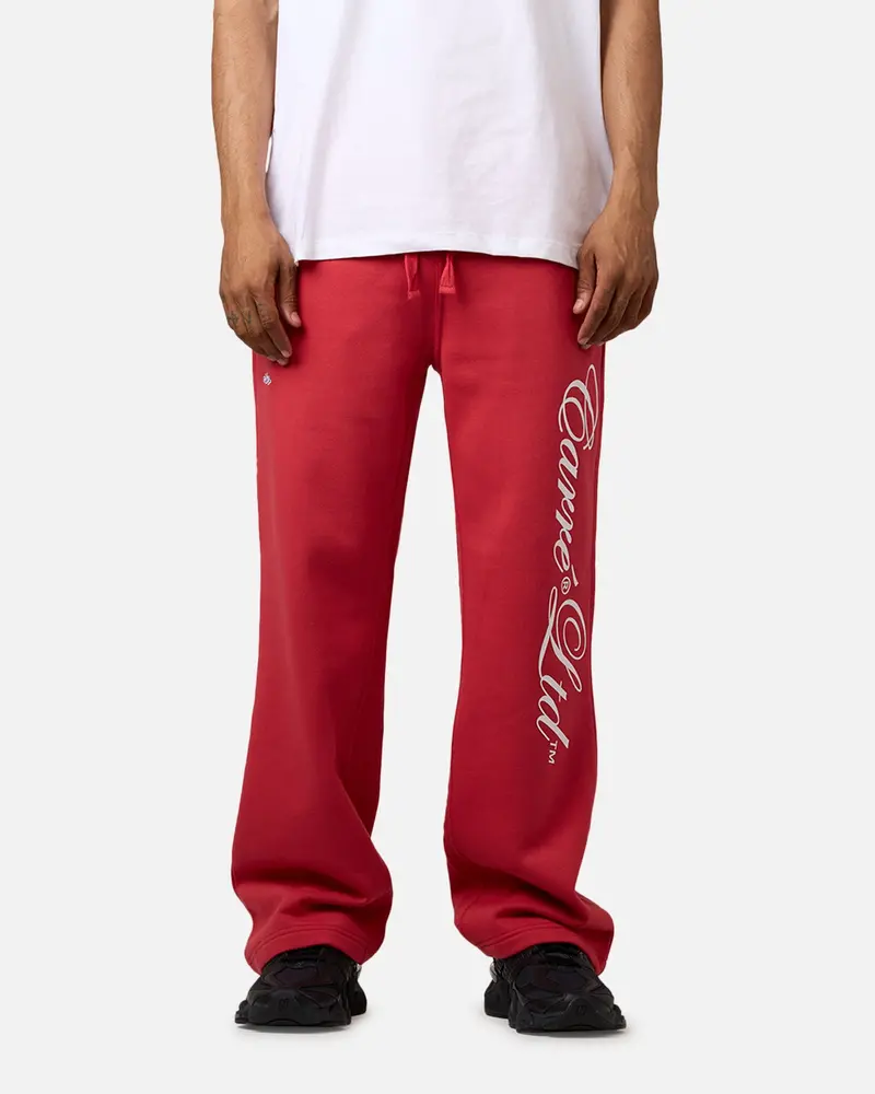 Carre Rosebud Baggy Trackpant Red 1
