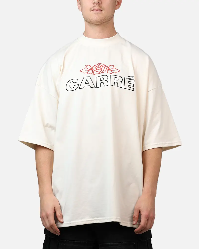 Carre Rosebud Drop T-Shirt Off White 1