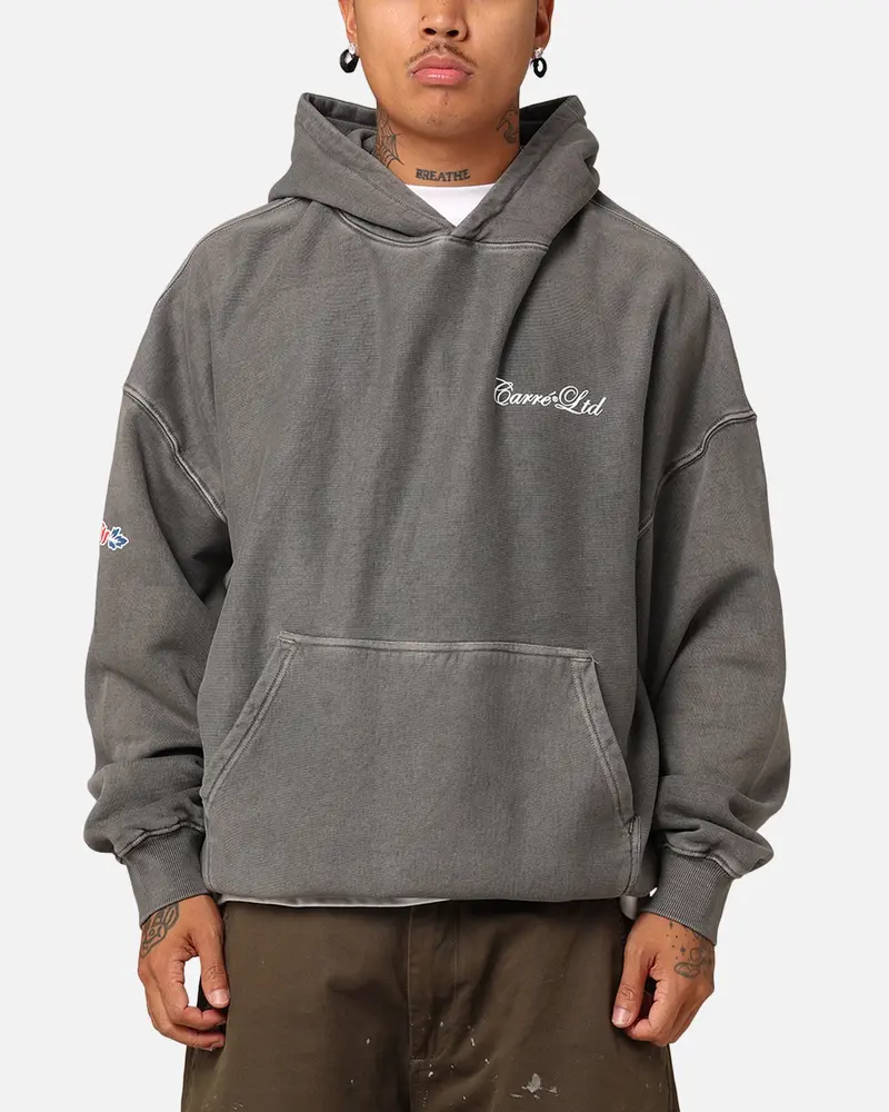 Carré Rosebud Oversized Hoodie Washed Charcoal 1