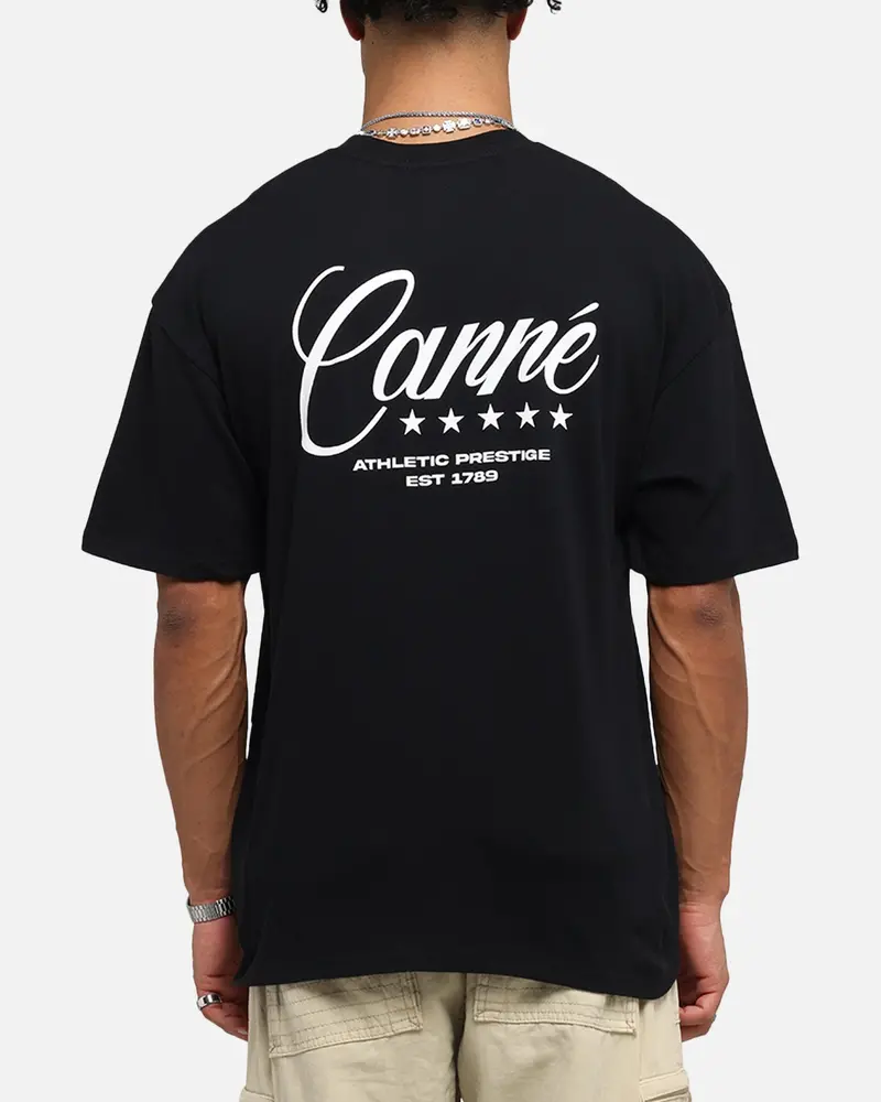 Carre Script T-Shirt Black 1