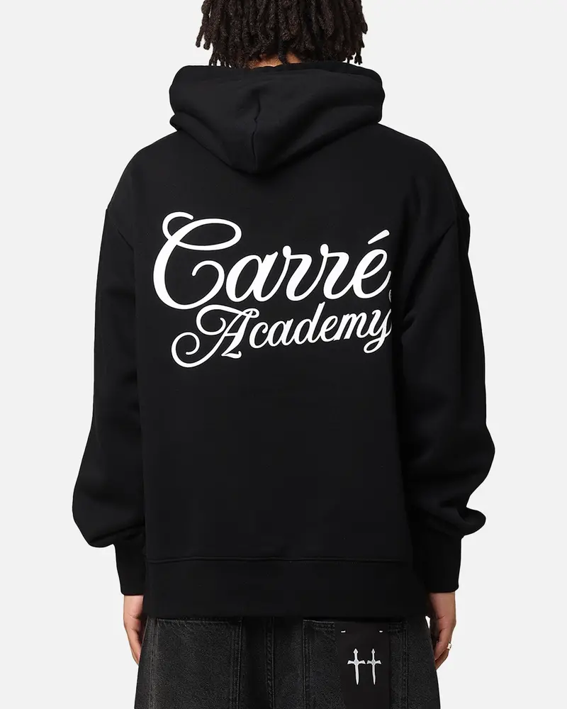 Carre Serif Hoodie Black 1