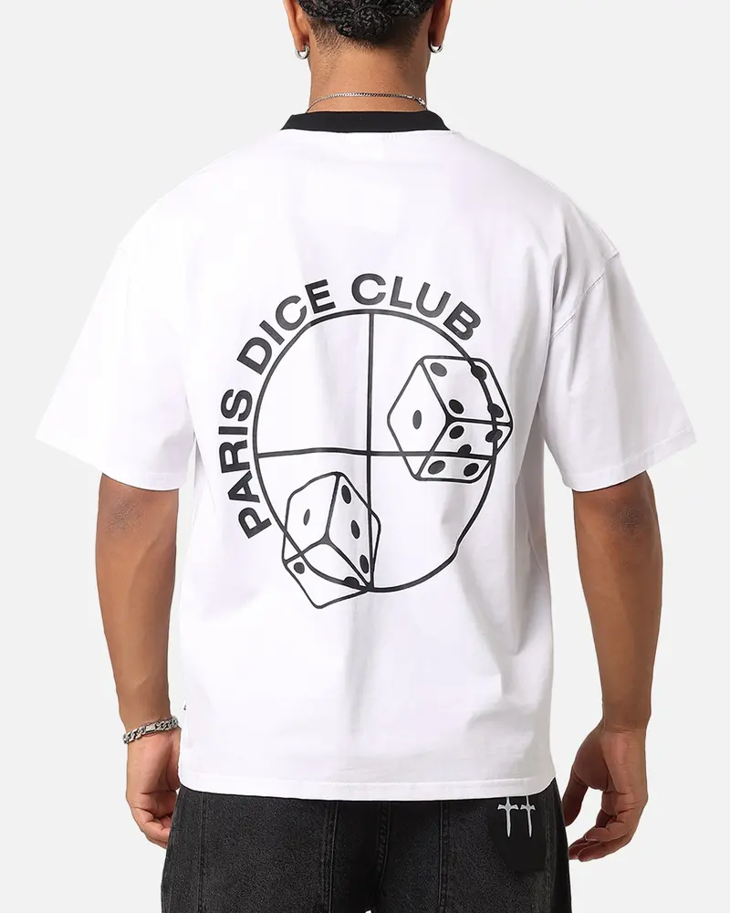 Carre Shootout Oversized Ringer T-Shirt White 1