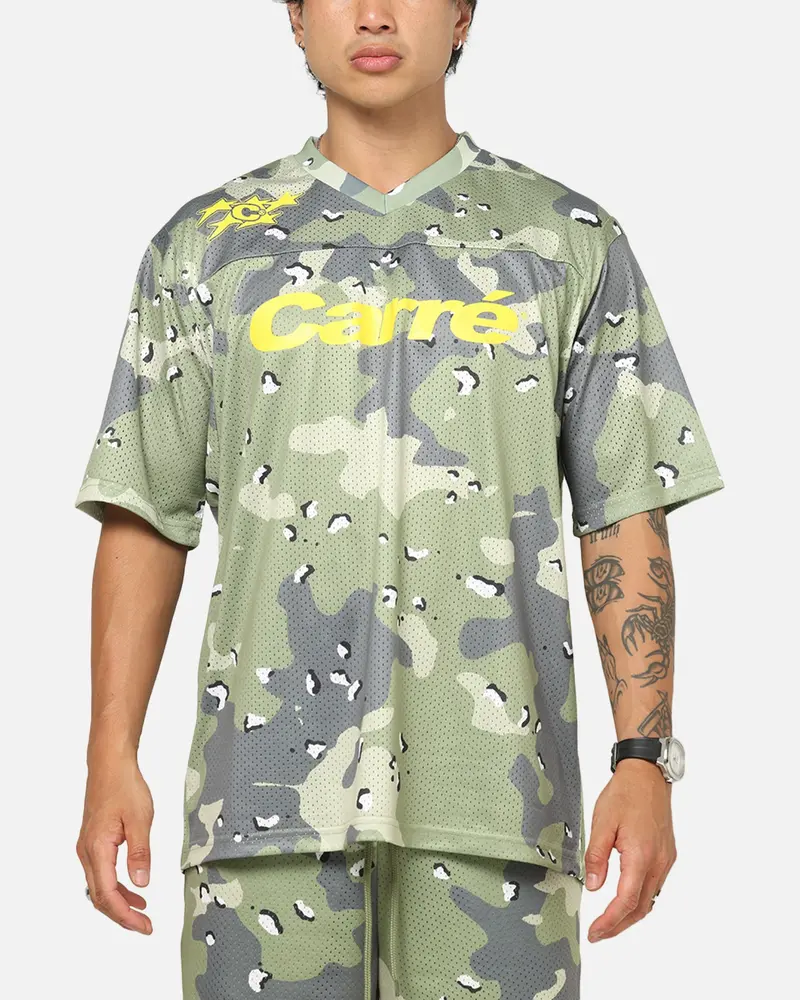 Carre Sideline Jersey T-Shirt Camo 1