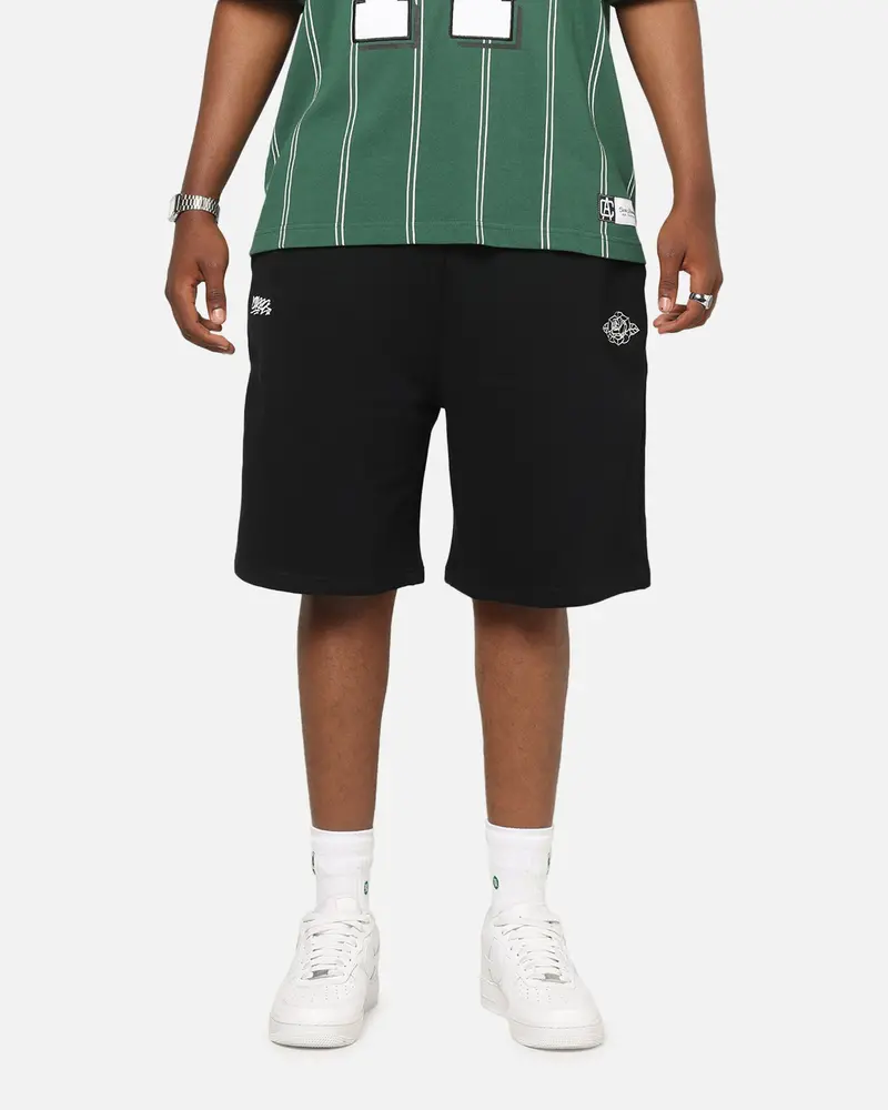 Carre Sideline Longline Sweat Shorts Black 1