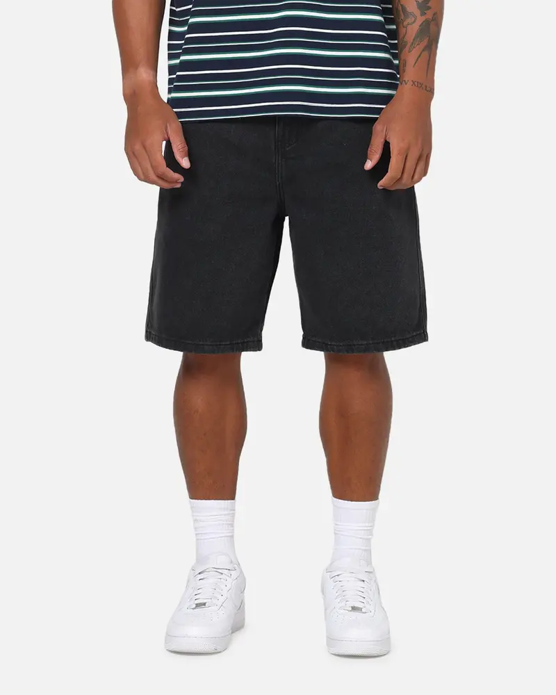 Carre Solace Baggy Jorts Washed Black 1