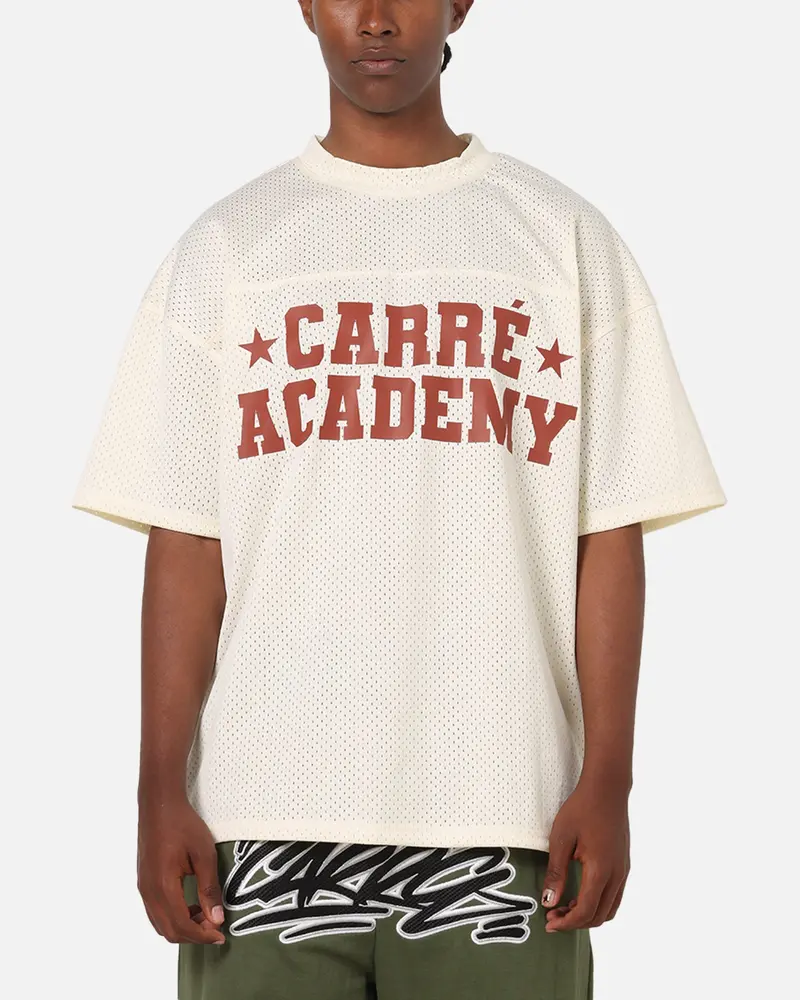 Carre Star Academy Mesh T-Shirt Off White 1
