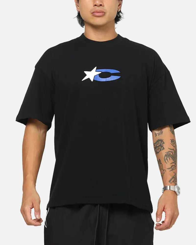 Carre Star Mark T-Shirt Black 1