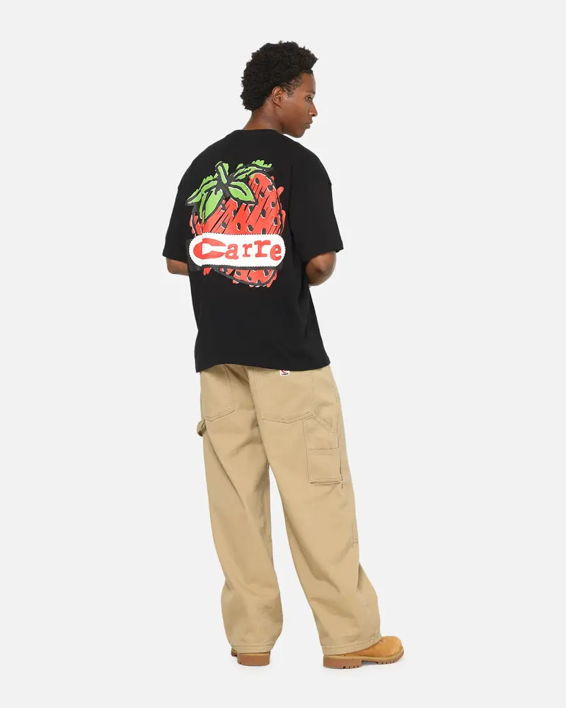 Carre Strawberry T-Shirt Black 3