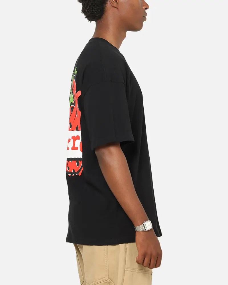 Carre Strawberry T-Shirt Black 5